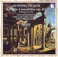 Antonio Vivaldi 6 Flute Concertos Lisa Beznosiuk / Trevor Pinnock артикул 1594b.