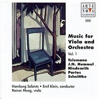 Emil Klein Music For Viola And Orchestra Vol 1 артикул 1650b.